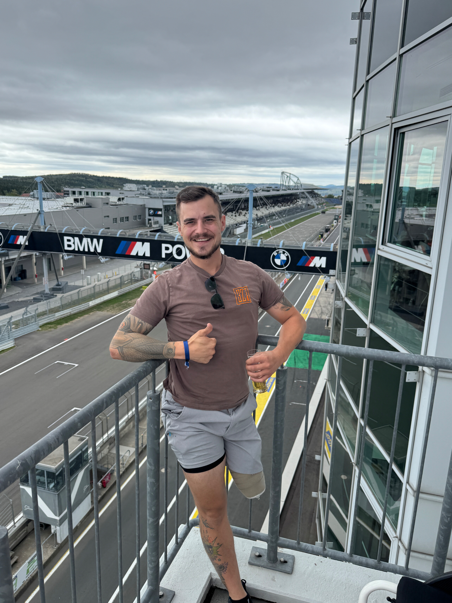 Lukas Heizmann at the Nürburgring racetrack